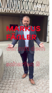 Eure Stimme bei der Bürgermeisterwahl am 30.03. für Markus Fäßler – der mit dem scharfen ß